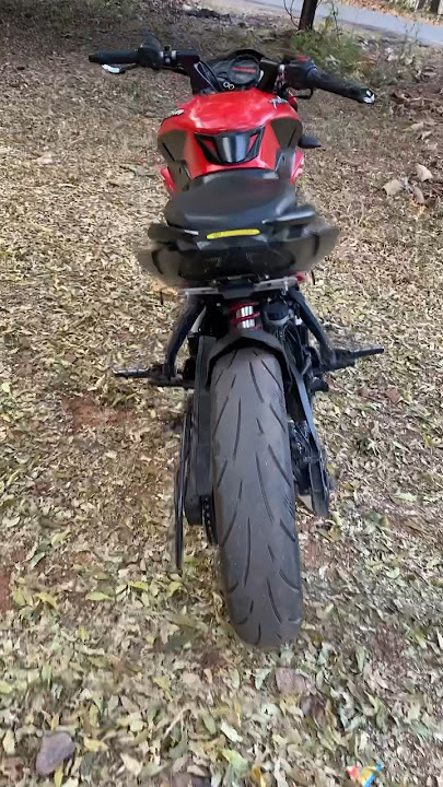 Apollo alpha H1 tyre on Ns200 😍📸