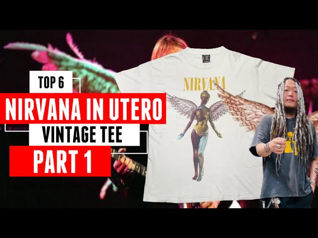 Nirvana カートコバーン　IN UTERO Tシャツ