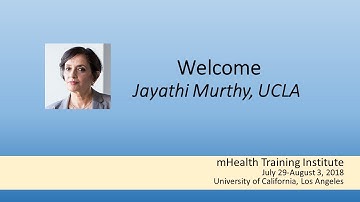 mHTI Welcome: Dean Jayathi Murthy