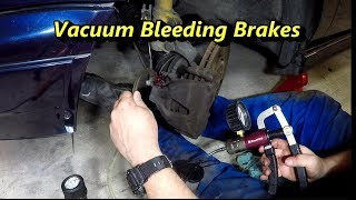 Vacuum Bleeding Brakes With The Toolpro Vacuum Brake Bleeder