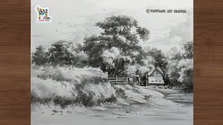 How To Draw Nature With Easy Pencil Strokes Pencil Sketching And Shading