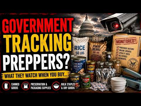Government TRACKING What Preppers Buy?