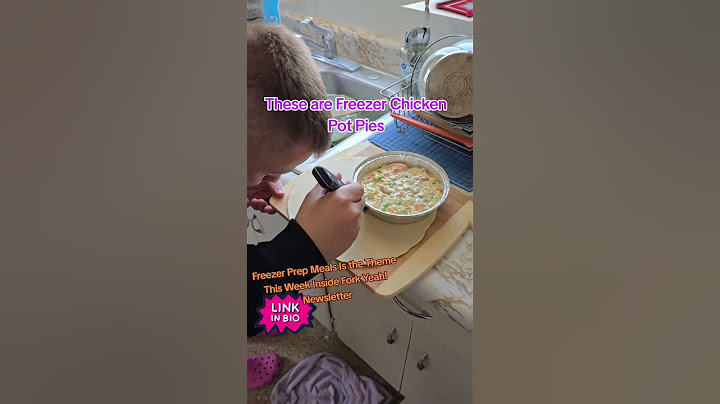 Freezer Ready Chicken Pot Pies This was one of several freezer meals I stocked my Son's Freezer with