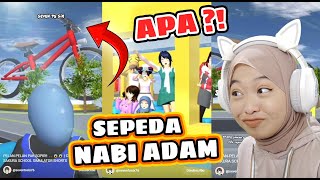 KOCAK!! PADAHAL INI BUKAN SEPEDA NABI ADAM | REAKSI TIKTOK SAKURA - Sakura School Simulator
