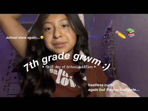 #GRWM FOR THE FIRST DAY OF 7TH GRADE !! 😛😛 2023 *
