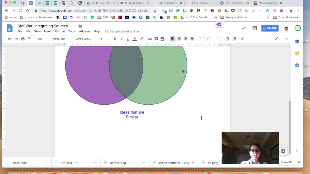 Create a Venn Diagram in Google Drawing YouTube