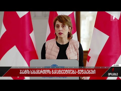ჰააგის სასამართლოს გადაწყვეტილება - შეფასებები პოლიტიკურ სპექტრში