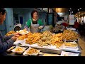 바삭바삭한 노량진 왕튀김 왕새우, 베이비크랩, 오징어, 고구마, 김말이, 장어 / King fried / korean street food