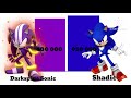 Sonic Vs Shadic Power Level