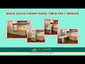 Space Saving Singapore. Space Saving Hidden Dining Table-7 Persons. Pull Out. Space Saving Furniture