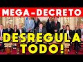 MEGA-DECRETO MILEI: DESREGULA TODO | FIN CONTROLES PRECIOS, LEY GÓNDOLAS, ALQUILERES, PRIVATIZACIÓN