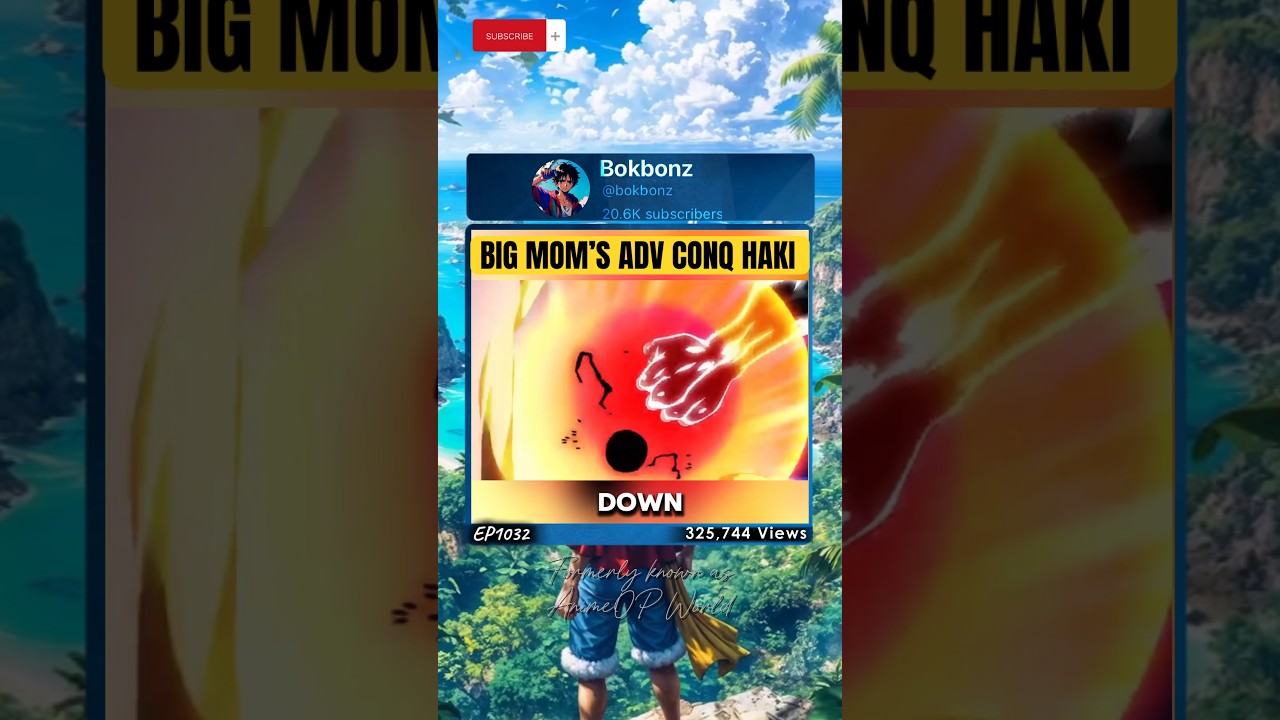 Advanced Conqueror Haki Big Mom One Piece 