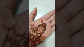 You should try god krishna portrait mehendi Design screenshot 3