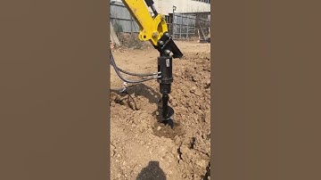300mm Diameter Auger Drill with Hoses for 1Ton-1.5Ton Mini Excavator