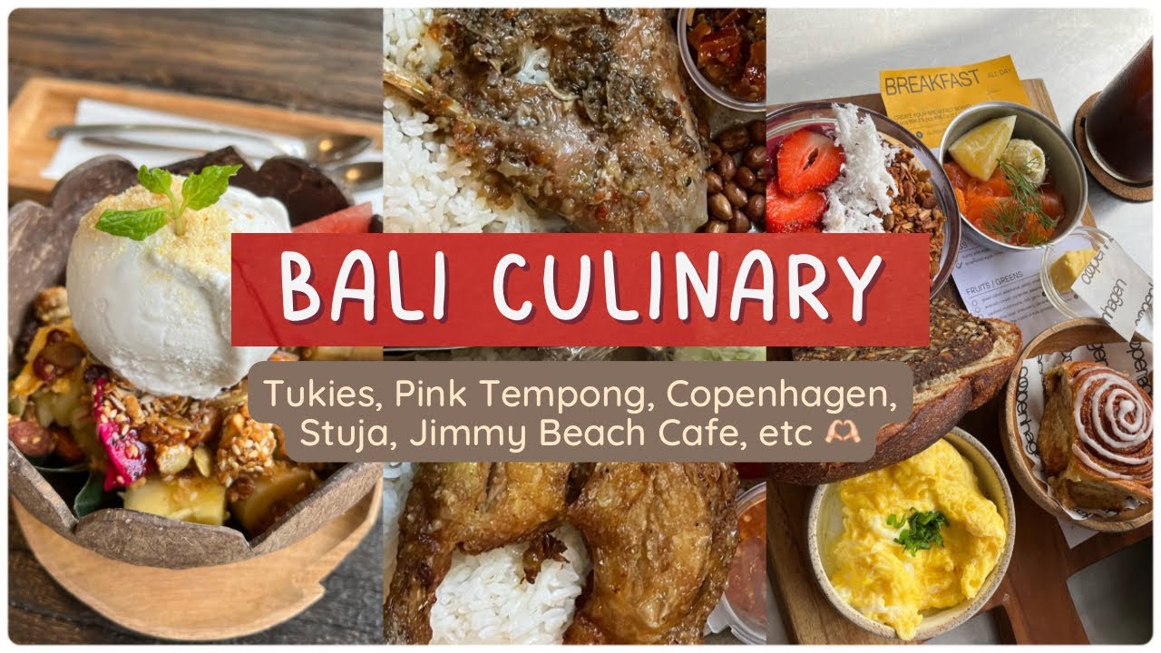 KULINER BALI - Pink Tempong Viral, Tukies Coconut Ice Cream dan lainnya!