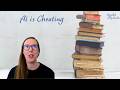 If You’re Using ChatGPT Instead of Reading… Watch This First! | #booktube #readingcommunity