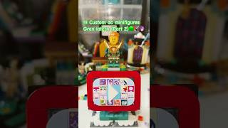 @LEGO  !!!  Custom dc minifigures Green lantern !!!🟢🔦🔮 #fypシ #viral #shorts #legoloji 🎉