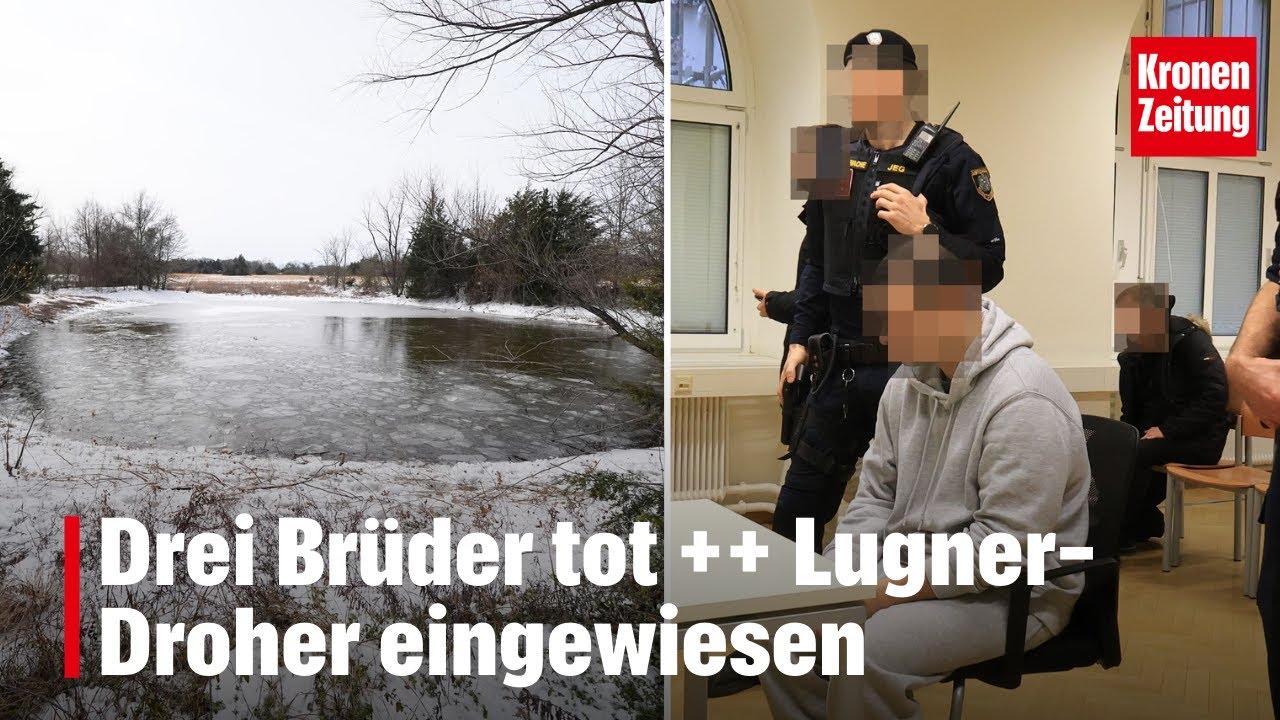 Drei Brüder tot im Teich ++ Lugner-Droher eingewiesen | krone.tv NEWS SHOW