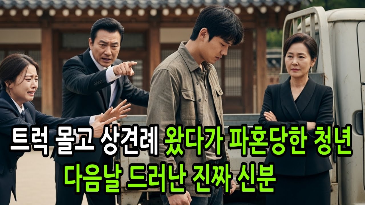트럭 몰고 상견례 왔다가 파혼당한 청년 다음날 드러난 진짜 신분