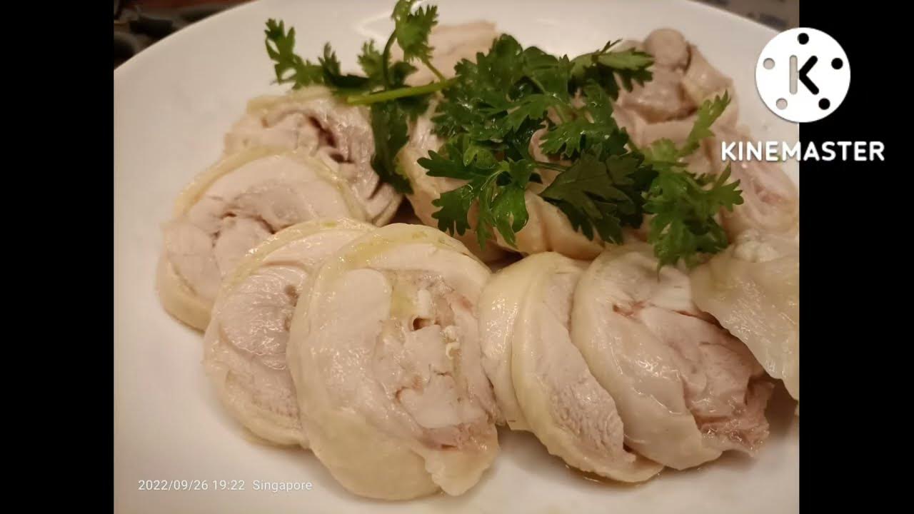 how to poached chicken thighs merlylaceronavlogs YouTube