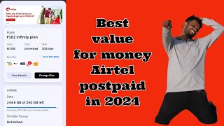 Best value for money Airtel postpaid in 2024 get 60 GB @ RS 162