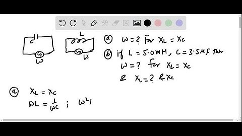 31.6. A capacitance C and an inductance L are operated at the same angular frequency. (a) At what a…