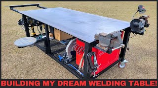 Building My Dream Welding Table! DIY