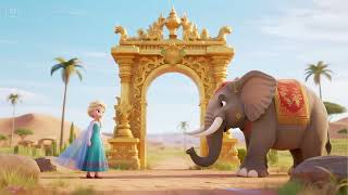🌅 Elsa Elephant and the Golden Savannah Gate | Magical Jungle Adventure Song! 🐘🌿✨