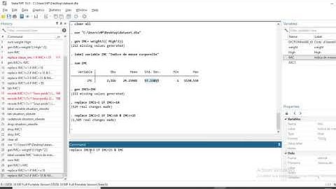 Comment générer et recoder des variables sous STATA