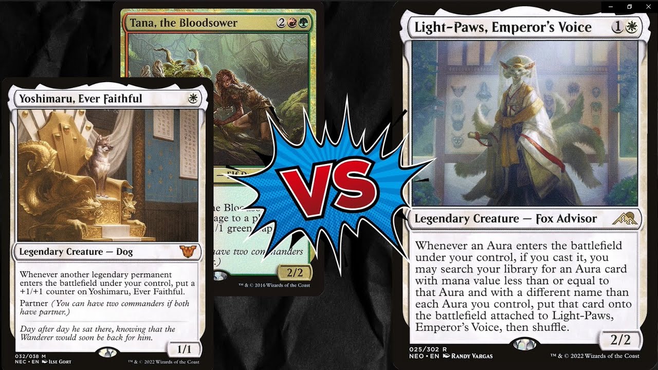 Duel Commander // Yoshimaru + Tana VS Light Paws // 04-11-25