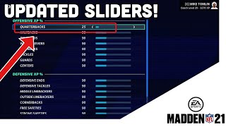 Madden 21 Updated Realistic Sliders And Settings
