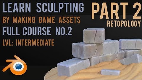Make Game Assets by Sculpting - Stones - Part 2