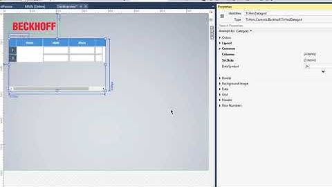 #TwinCAT #HMI 14 - Datagrid