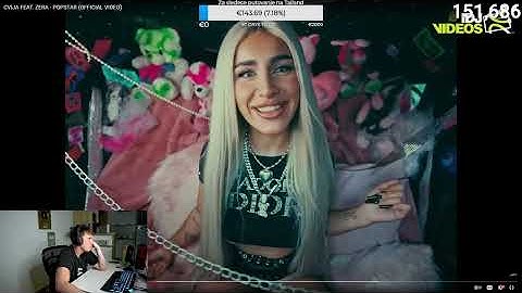 CHODA REAKCIJA na CVIJA FEAT. ZERA - POPSTAR (OFFICIAL VIDEO)