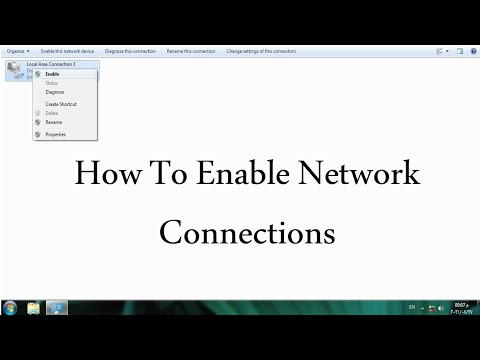 How to Enable and Disable Network Connections in Windows كيفية تمكين وتعطيل اتصالات الشبكة في ويندوز