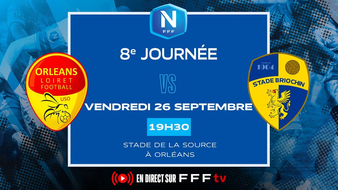 J8 I US Orléans vs Stade Briochin en replay I National FFF 2025-2026