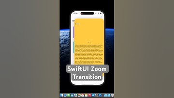 SwiftUI Zoom Transition Tutorial | Matched Geometry Effect | Namespace #iosdevelopment #swiftui
