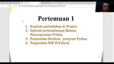 Dasar Pemrograman Pertemuan 1