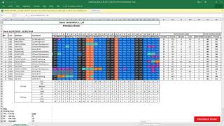 Corarl HR - Export Attendance Roster (Quick Demo) screenshot 3