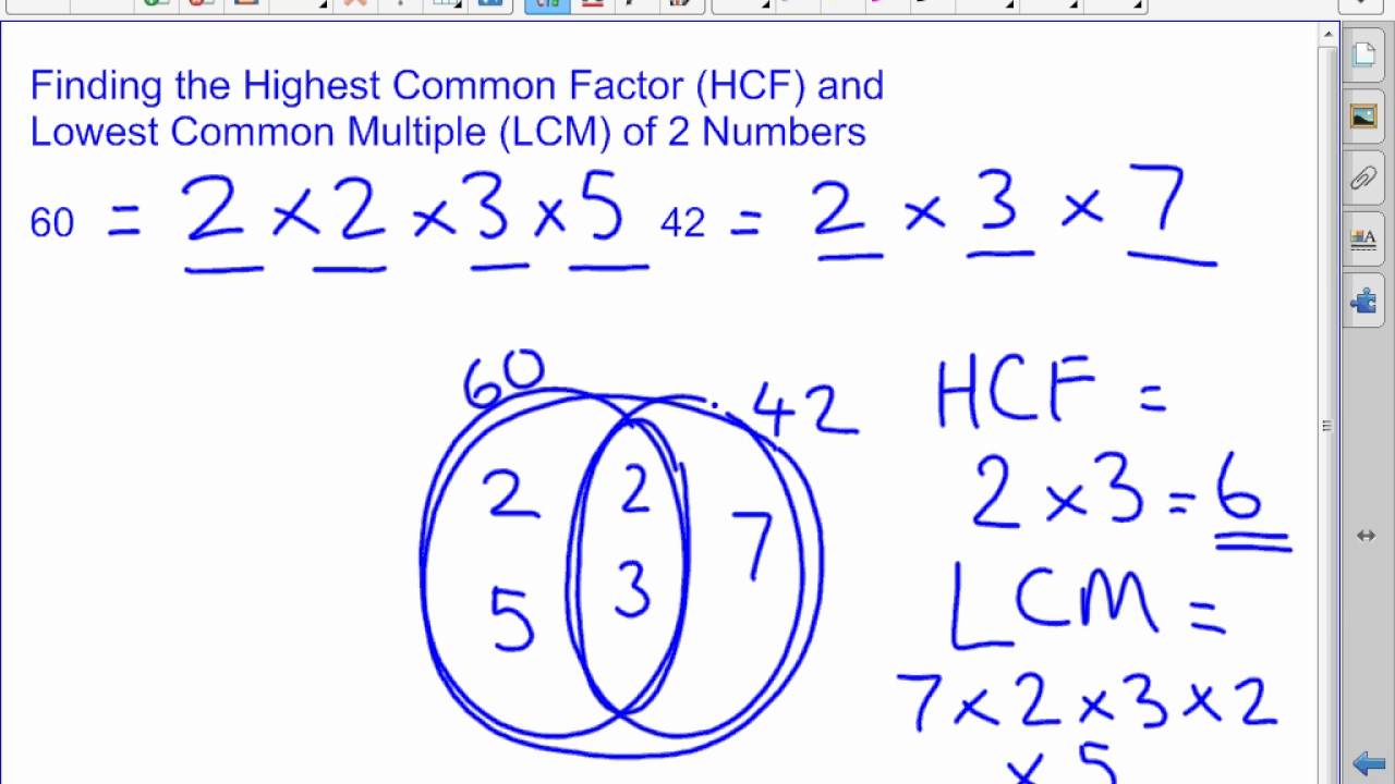 finding-hcf-and-lcm-of-2-numbers-youtube