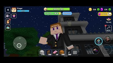 made my castle in mini block craft like Minecraft game play series part 2