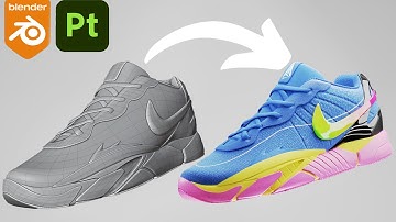 "EPIC Blender Model Transformation: 3D Texturing with Substance Painter!"