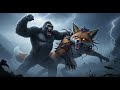 Epic Showdown: King Kong vs Giant Werefox - The Ultimate Monster Battle!