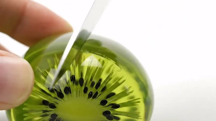CUTTING GLASS KIWI ASMR #asmr #ai #aiart #glasscutting #satisfying #asmrsatisfying #asmrsounds 