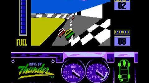Days of Thunder 1990 (NES) Gameplay