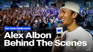 Behind The Scenes Alex Albon At Our Melbourne Fan Zone