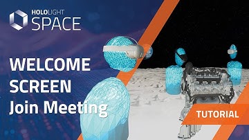 Tutorial: Welcome Screen Join Meeting | Hololight Space