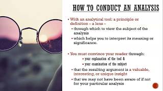 ENC 1102 - Methods of Analysis