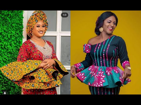 50 MOST CREATIVELY FASCINATING #ANKARA DRESSES AND #ASOEBI STYLES FOR THE GORGEOUS WOMEN