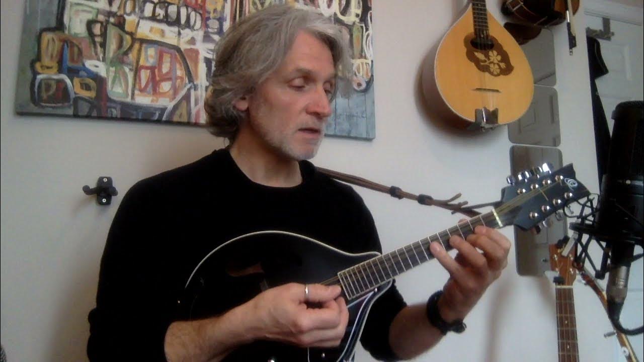 mandolin lessons with Mike Turnbull first muted chop chord shapes for backup in G & A YouTube